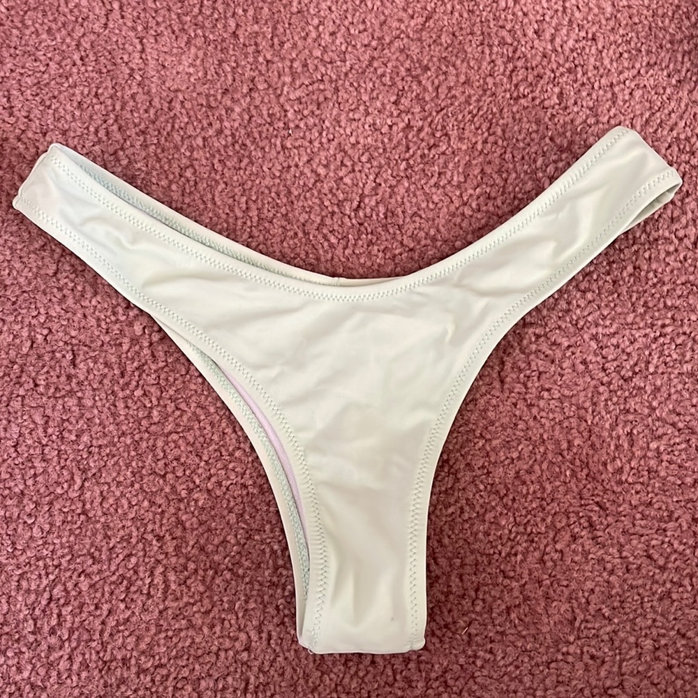 Green Cheeky Swimsuit Bottoms